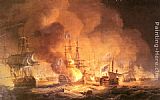 Thomas Luny Battle of the Nile, August 1st 1798 at 10 pm painting
